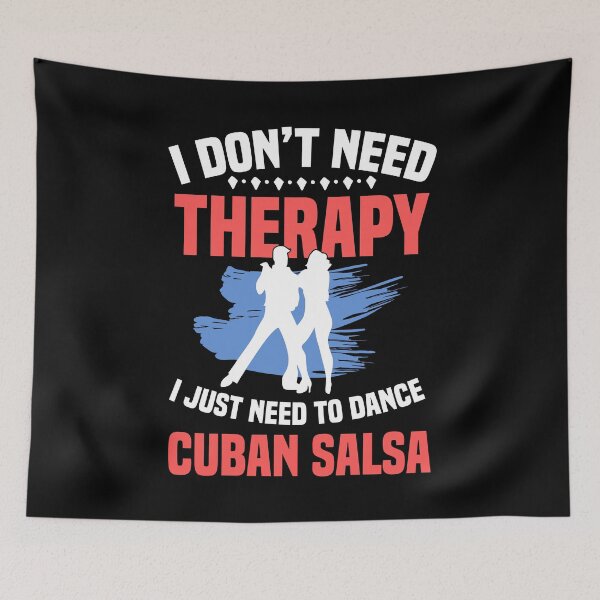 Item preview, Cuban Salsa is my Therapy designed and sold by Nessshirts.
