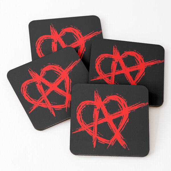 Item preview, Relationship Anarchy Symbol Logo RA Free Poly Love Anarchist Honesty Respect Freedom RA Heart designed and sold by EDcreations.