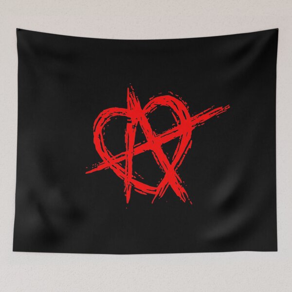 Item preview, Relationship Anarchy Symbol Logo RA Free Poly Love Anarchist Honesty Respect Freedom RA Heart designed and sold by EDcreations.