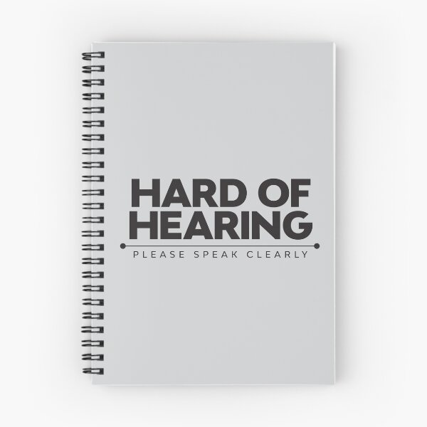 Item preview, Hard Of Hearing | Please Speak Clearly | Deaf designed and sold by Minimalwiz.