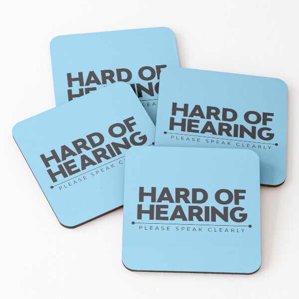 Item preview, Hard Of Hearing | Please Speak Clearly | Deaf designed and sold by Minimalwiz.
