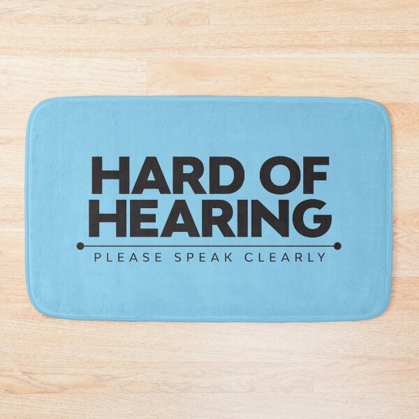 Item preview, Hard Of Hearing | Please Speak Clearly | Deaf designed and sold by Minimalwiz.