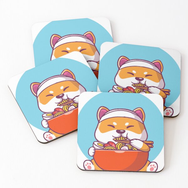 Item preview, Cute Dog and Ramen designed and sold by Nderesraharja.