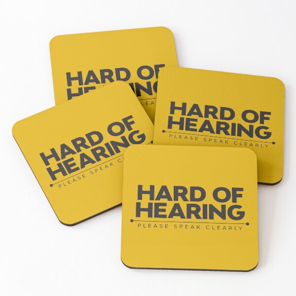 Item preview, Hard Of Hearing | Please Speak Clearly | Deaf designed and sold by Minimalwiz.