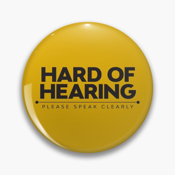 Item preview, Hard Of Hearing | Please Speak Clearly | Deaf designed and sold by Minimalwiz.