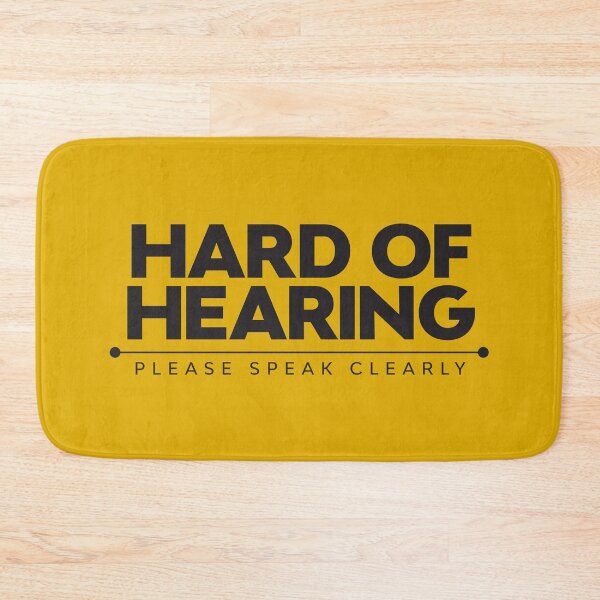 Item preview, Hard Of Hearing | Please Speak Clearly | Deaf designed and sold by Minimalwiz.