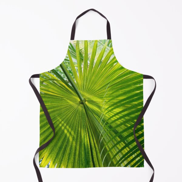 Item preview, Palmy Filigree - Biophilic Layers and Patterns of Gloriously Green Palm Leaves - Left  designed and sold by Georgia Mizuleva.