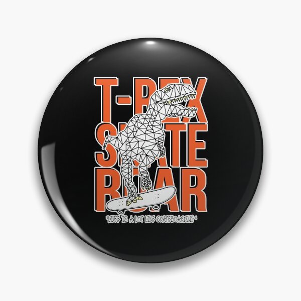 Item preview, T-Rex Skate Roar designed and sold by wazoosi.