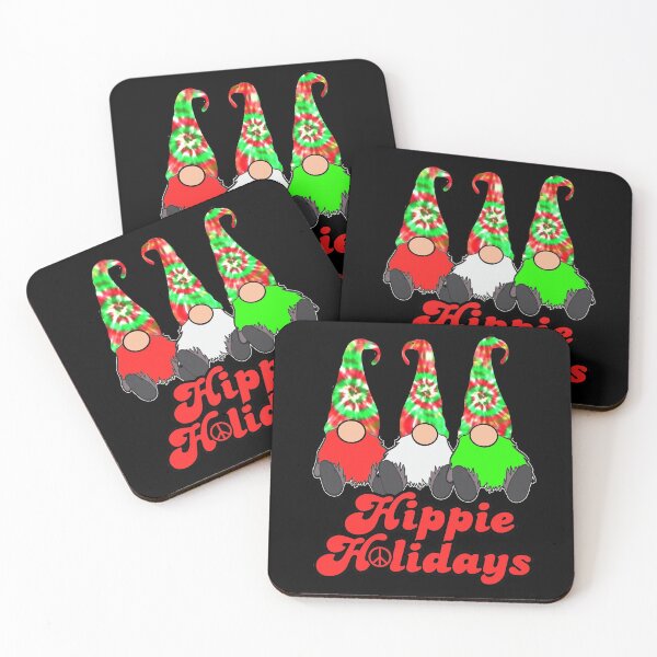 Item preview, Christmas Gnomes Hippie Holidays Tie Dye Hat Hippie Gnomes designed and sold by funnytshirtemp.