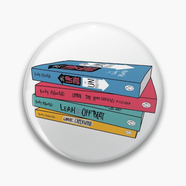 Item preview, Simon-verse Books series stack designed and sold by ArtCasualty.