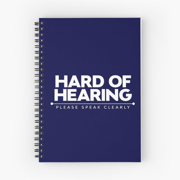 Item preview, Hard Of Hearing | Please Speak Clearly | Deaf designed and sold by Minimalwiz.