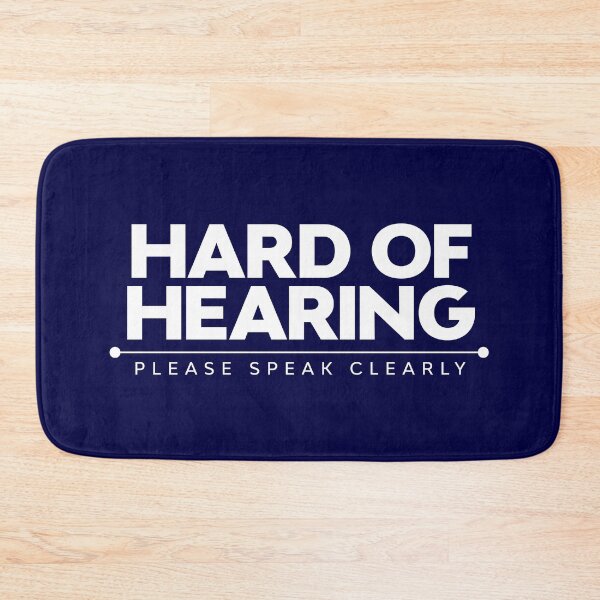Item preview, Hard Of Hearing | Please Speak Clearly | Deaf designed and sold by Minimalwiz.