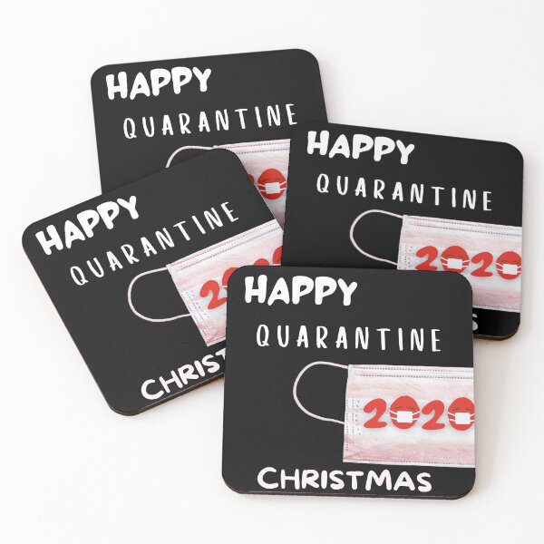 Item preview, Happy Quarantine Christmas Masked designed and sold by StyleXSecret.