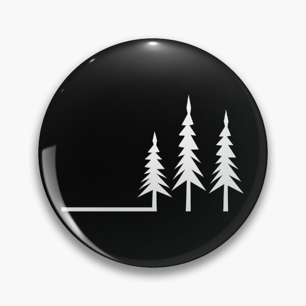 Item preview, Minimalist Tree Forest: Classic black and white edition designed and sold by Deegital18.