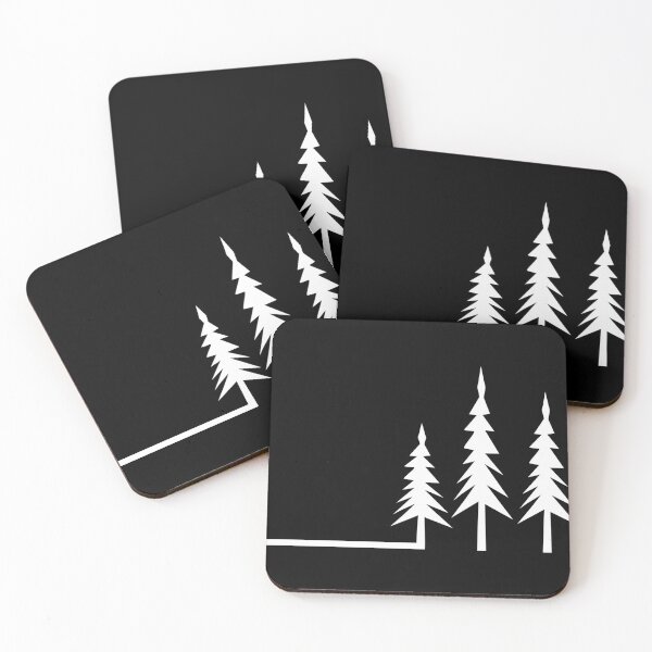 Item preview, Minimalist Tree Forest: Classic black and white edition designed and sold by Deegital18.