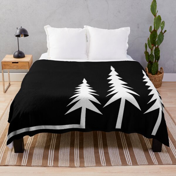 Item preview, Minimalist Tree Forest: Classic black and white edition designed and sold by Deegital18.
