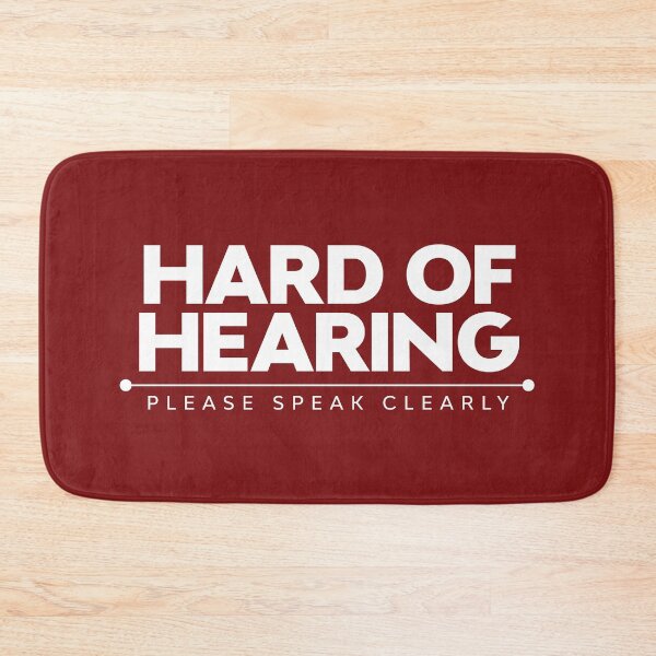 Item preview, Hard Of Hearing | Please Speak Clearly | Deaf designed and sold by Minimalwiz.