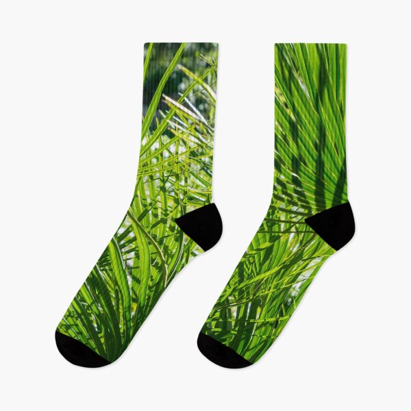 Item preview, Palmy Intricacy - Gloriously Green Palm Leaf Biophilic Patterns designed and sold by Georgia Mizuleva.