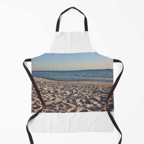 Item preview, sunset at the sea in front of the blue water and white sand of the beach in rosignano marittima tuscany designed and sold by alessiapenny.