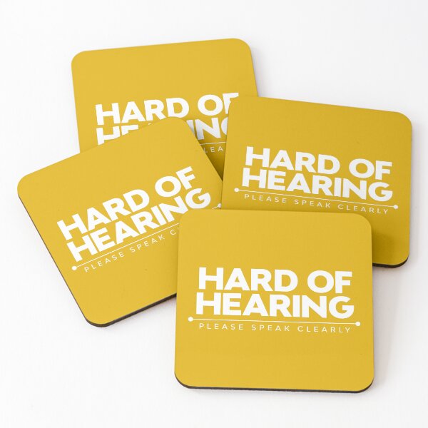 Item preview, Hard Of Hearing | Please Speak Clearly | Deaf designed and sold by Minimalwiz.
