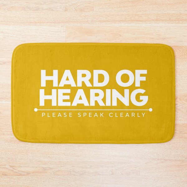 Item preview, Hard Of Hearing | Please Speak Clearly | Deaf designed and sold by Minimalwiz.