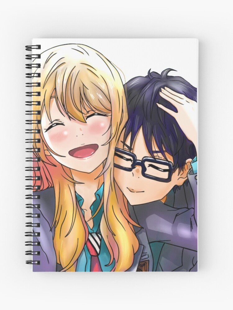 Shigatsu Wa Kimi No Uso [Your Lie In April] Kaori Miyazono and Kousei Arima  - Final Duet | Spiral Notebook