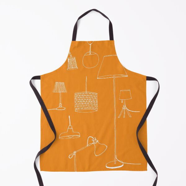 Item preview, Lamps, lamps, lamps on orange background designed and sold by Aidi Riera.