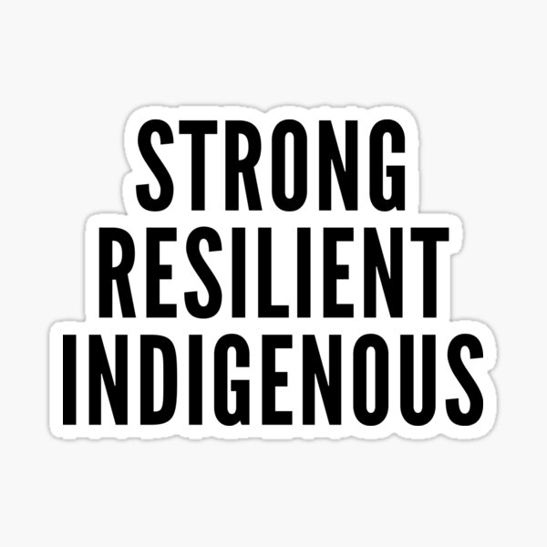 Vista previa del artículo con la obra «Indígena fuerte y resistente», diseñado y vendido por NordicNight.