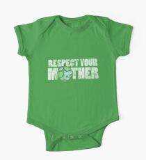 Body de manga corta para bebé Respect your mother earth day