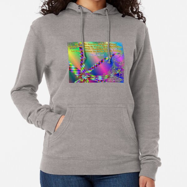 Philippians 4:6 Do Not Be Anxious About Anything Lightweight Hoodie