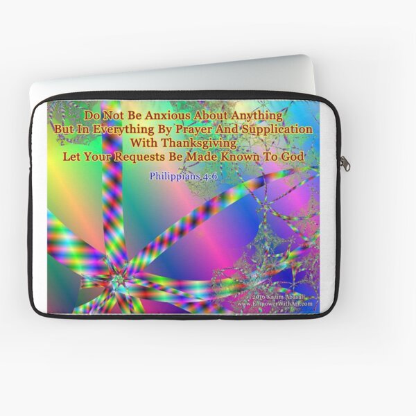 Philippians 4:6 Do Not Be Anxious About Anything Laptop Sleeve