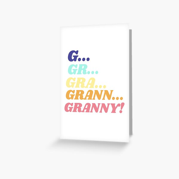 GRANNY Greeting Card