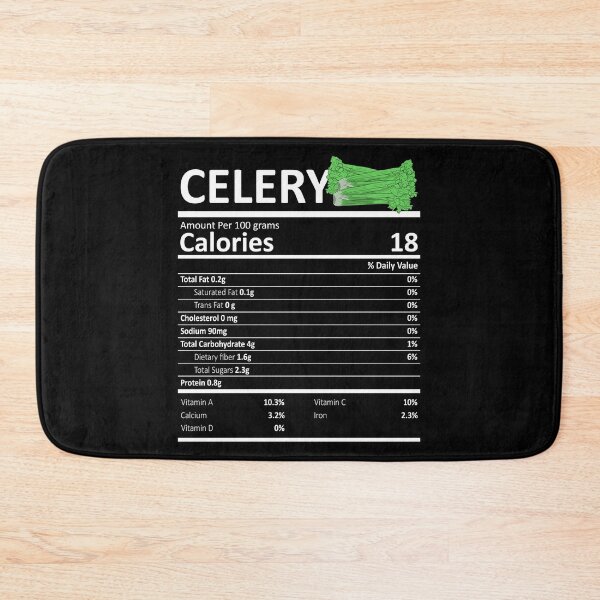 Item preview, Celery Nutritional Value Funny Festive Holiday designed and sold by fatamyfan1.