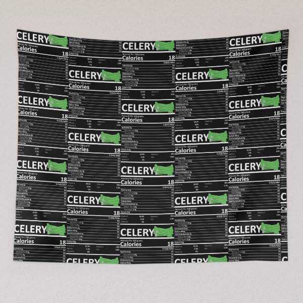 Item preview, Celery Nutritional Value Funny Festive Holiday designed and sold by fatamyfan1.