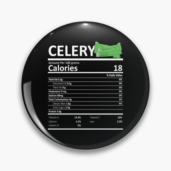 Item preview, Celery Nutritional Value Funny Festive Holiday designed and sold by fatamyfan1.