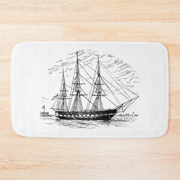 Item preview, Vintage Ship Travel designed and sold by BlueBerry-P.