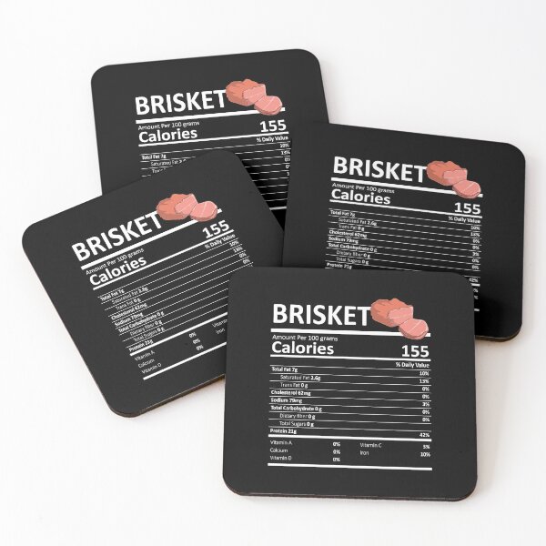 Item preview, Brisket Nutritional Value Funny Festive Holiday designed and sold by fatamyfan1.
