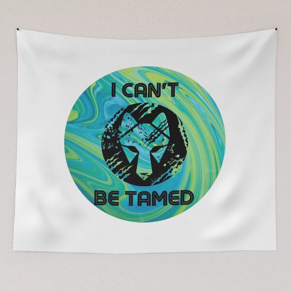 Item preview, I can not be tamed blue designed and sold by kyds.