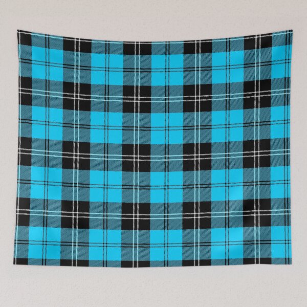 Artikelvorschau, Ramsay Electric Blue Tartan | Clan Ramsay | Süßer Tartan entworfen und verkauft von cutetartanshop.