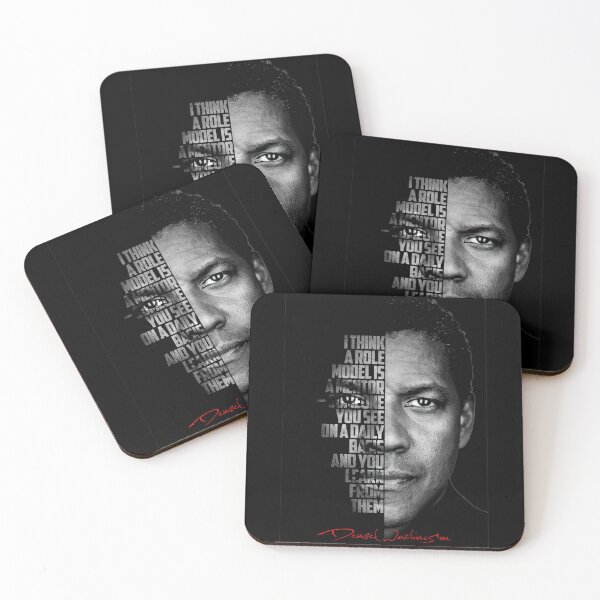 Item preview, Black and white Denzel Washington quote poster designed and sold by Enea Kelo.