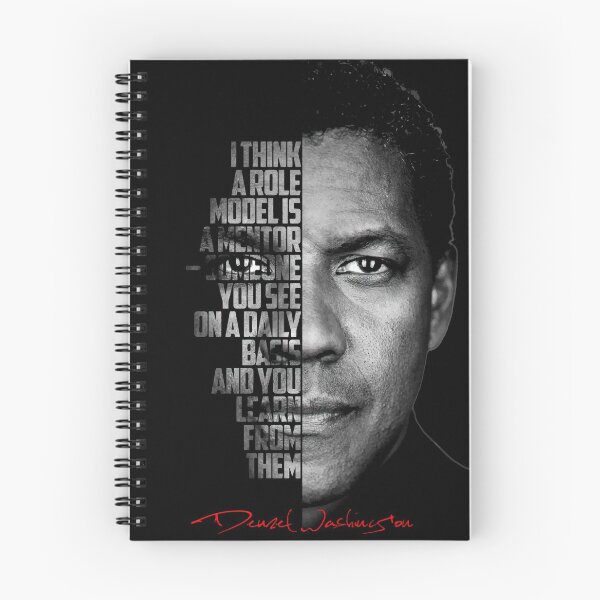 Item preview, Black and white Denzel Washington quote poster designed and sold by Enea Kelo.
