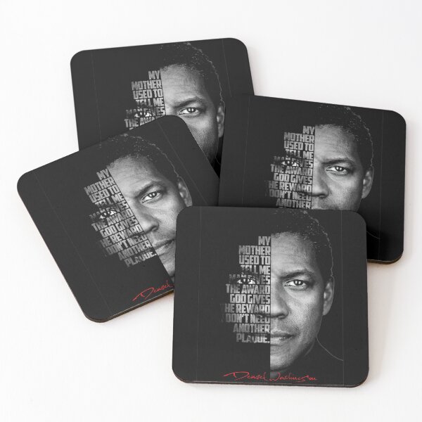 Item preview, Black and white Denzel Washington quote poster designed and sold by Enea Kelo.