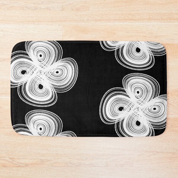 Item preview, Double chaotic strange attractor design - white designed and sold by rahilvalani.