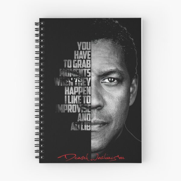Item preview, Black and white Denzel Washington quote poster designed and sold by Enea Kelo.