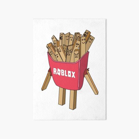 Roblox Bunny Art Board Prints Redbubble - hot dog french fries roblox id