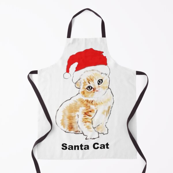 Item preview, Santa Cat Merry Christmas Art #SDARTPROJECT8 designed and sold by sdartproject.