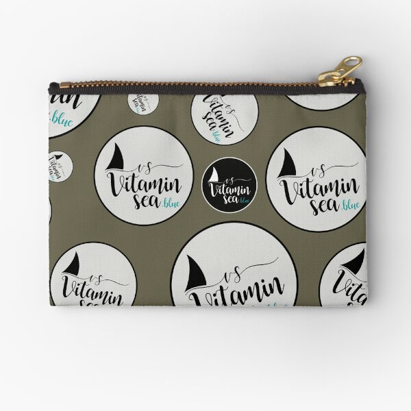 Olive verte Zipper Pouch