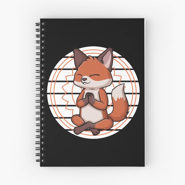 Item preview, Meditation fox mindfulness yoga zen designed and sold by Nessshirts.
