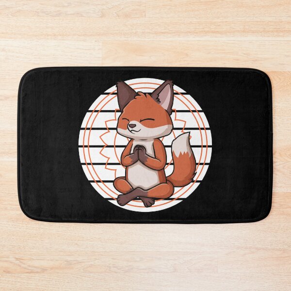 Item preview, Meditation fox mindfulness yoga zen designed and sold by Nessshirts.