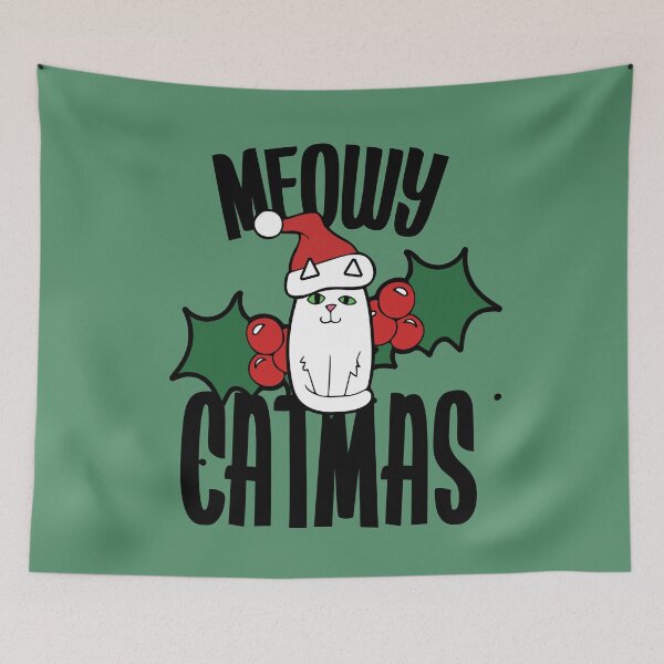 Item preview, Meowy Catmas designed and sold by FrictionMaxxing.